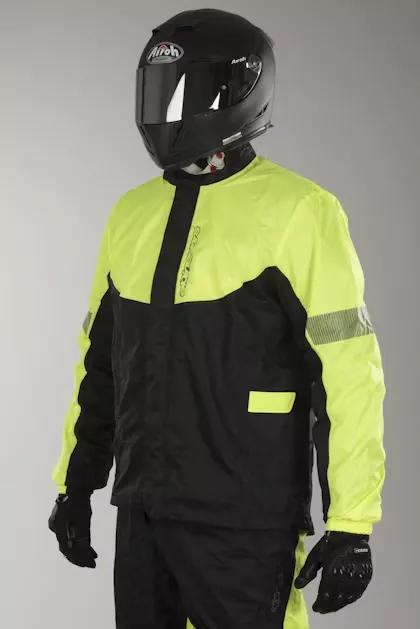 Kurtka przeciwdeszczowa Alpinestars Hurricane fluo/czarna