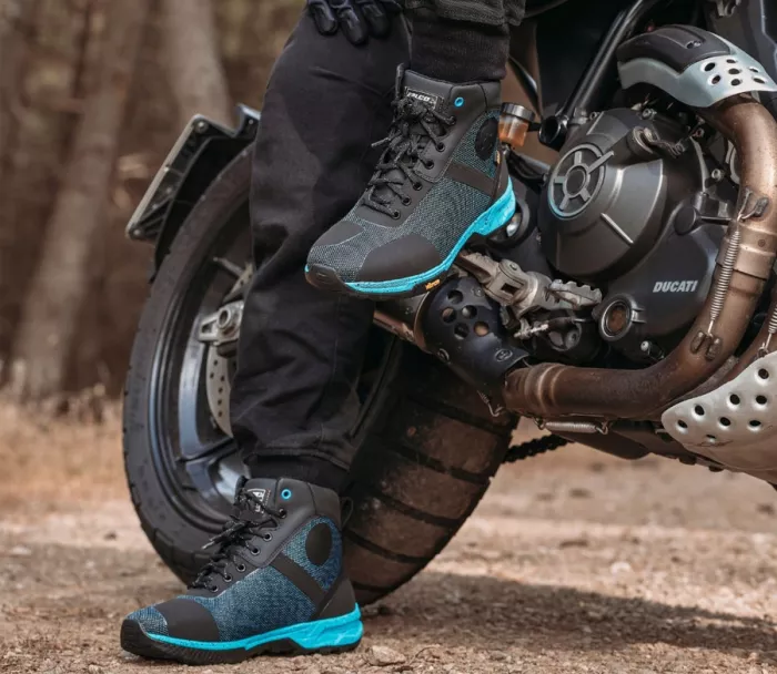 Buty motocyklowy Falco 505 Hyke black/cyan