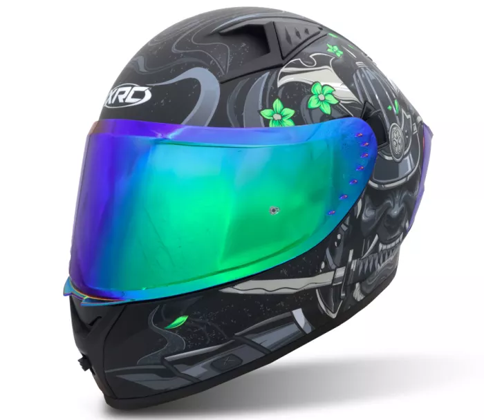 Kask motocyklowy XRC Illustrator green