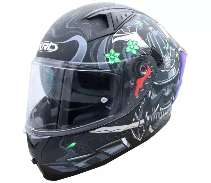 Kask motocyklowy XRC Illustrator green