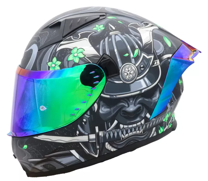 Kask motocyklowy XRC Illustrator green