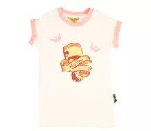 Koszulka dziewczęca Rusty Pistons Ino white/pink