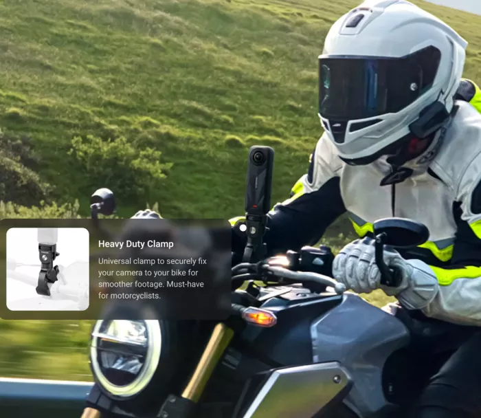 Kamera Insta360 X5 Pakiet motocyklowy