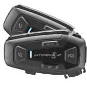 Zestaw słuchawkowy Bluetooth do kasków zamkniętych i otwartych Interphone U-COM8R, Twin Pack