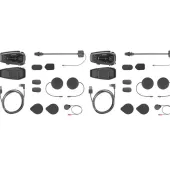 Zestaw słuchawkowy Bluetooth do kasków zamkniętych i otwartych Interphone U-COM8R, Twin Pack