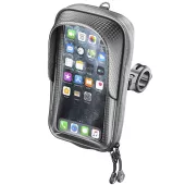 Uniwersalne wodoodporne etui na telefony komórkowe Interphone Master Pro, mocowanie na kierownicę, maks. 6,7", czarne