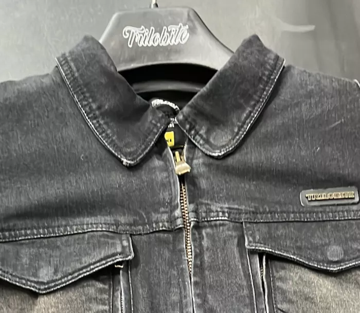 Kurtka motocyklowa Trilobite Acid Scrambler czarna rozmiar M