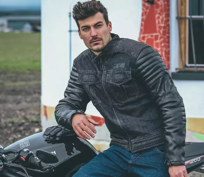 Kurtka motocyklowa Trilobite Acid Scrambler czarna rozmiar M