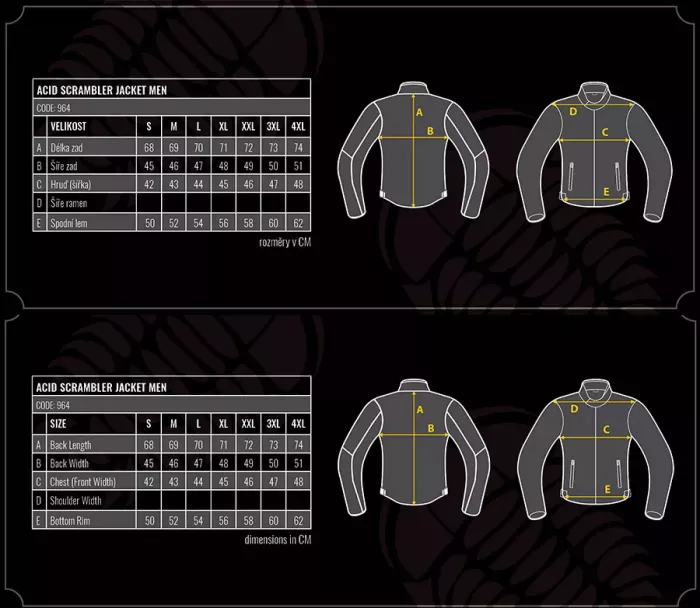 Kurtka motocyklowa Trilobite Acid Scrambler czarna rozmiar M