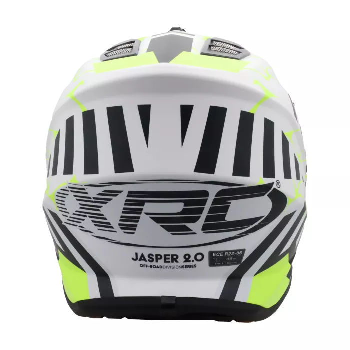 XRC MX Jasper Youth 2.0 black/white/fluo vel. YM