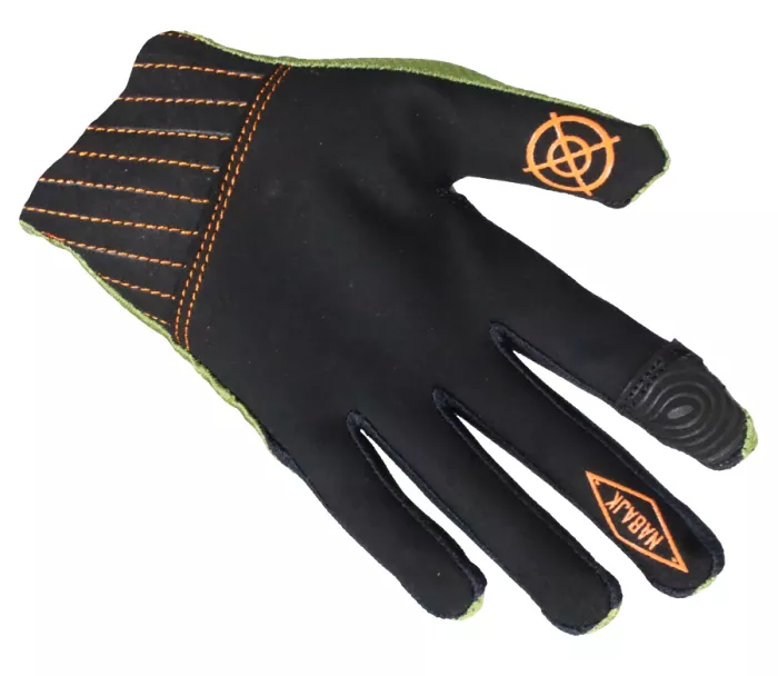 Nabajk Jesteed youth boys gloves khaki/black/orange vel. 7Y-8Y