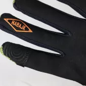 Nabajk Jesteed youth boys gloves khaki/black/orange vel. 7Y-8Y