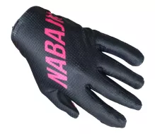 Rękawiczki dziewczęce Nabajk Jesteed black/pink