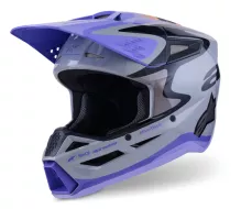 Kask motocrossowy Alpinestars Jettson SM3 grey/purple/black