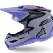 Kask motocrossowy Alpinestars Jettson SM3 grey/purple/black