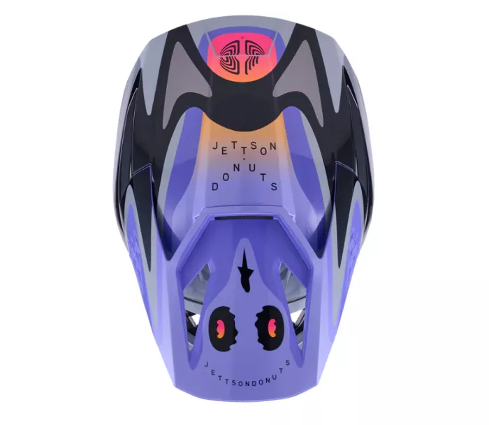 Kask motocrossowy Alpinestars Jettson SM3 grey/purple/black