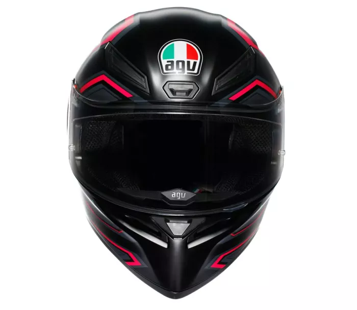 Kask motocyklowy AGV K1S E2206 SLING MATT BLACK/PINK vel. XS