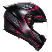 Kask motocyklowy AGV K1S E2206 SLING MATT BLACK/PINK vel. XS