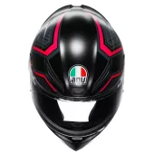 Kask motocyklowy AGV K1S E2206 SLING MATT BLACK/PINK vel. XS