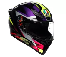 Kask motocyklowy AGV K1S E2206 FASTLAP BLACK/PURPLE/PINK
