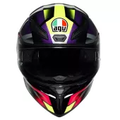 Kask motocyklowy AGV K1S E2206 FASTLAP BLACK/PURPLE/PINK