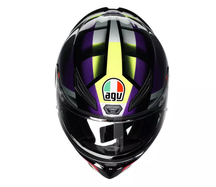 Kask motocyklowy AGV K1S E2206 FASTLAP BLACK/PURPLE/PINK
