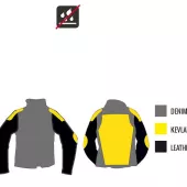 Kurtka motocyklowa Trilobite Acid Scrambler czarna rozmiar S