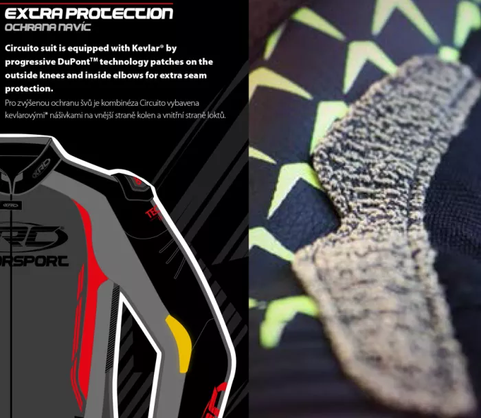 Kombinezon jednoczęściowy XRC Circuito HLT men Tech10 black/white/fluo