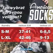 Designerskie skarpetki American Socks AS237 Dancing Skeletons w rozmiarze L/XL