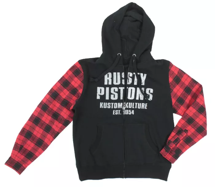 Bluza Rusty Pistons RPSWM25 Kustom King czarno/czerwona rozmiar S