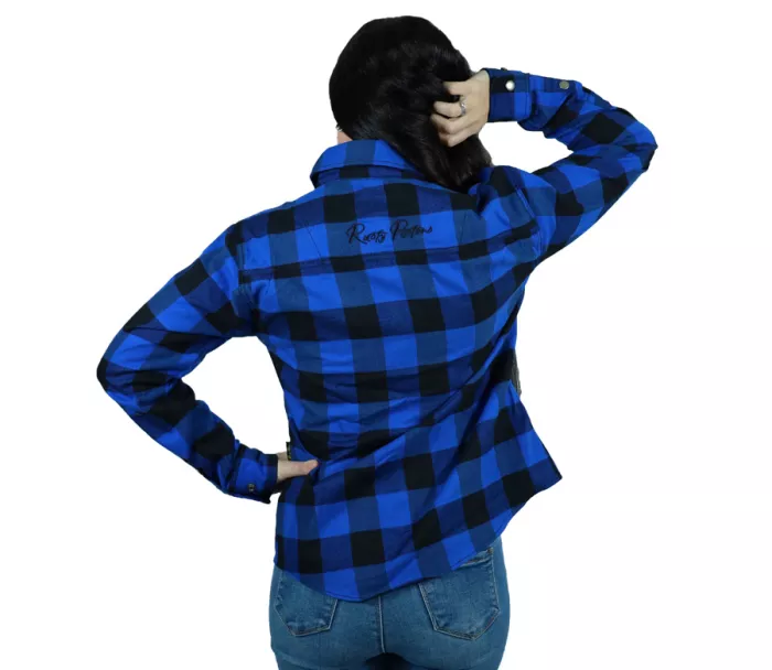 Rusty Pistons Langford women shirt dark blue vel. XS