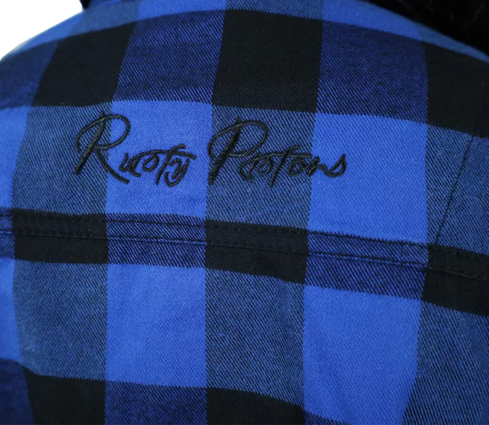 Rusty Pistons Langford women shirt dark blue vel. XS