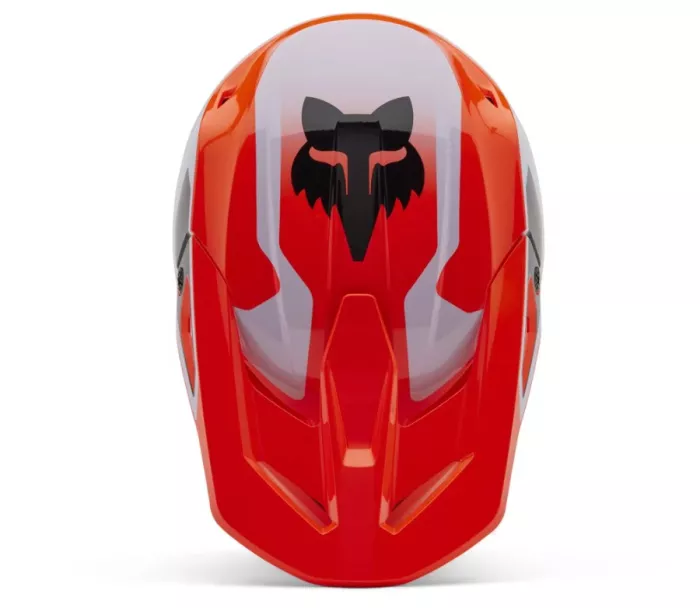 Fox V1 Lean Helmet Fluorescent Orange vel. L