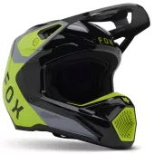 Fox V1 Lean Helmet Grey/Yellow vel. S