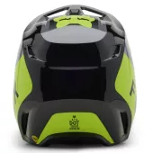 Fox V1 Lean Helmet Grey/Yellow vel. S