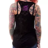 Damski podkoszulek Lethal Threat ONE EYE ROSE CZASZKA
