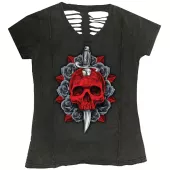 Damska koszulka Lethal Threat RED DAGGER