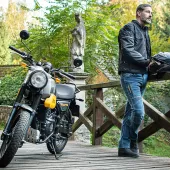 Jeansy Kevlar motocyklowe Trilobite 661 Parado niebieskie SLIM