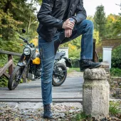 Jeansy Kevlar motocyklowe Trilobite 661 Parado niebieskie SLIM