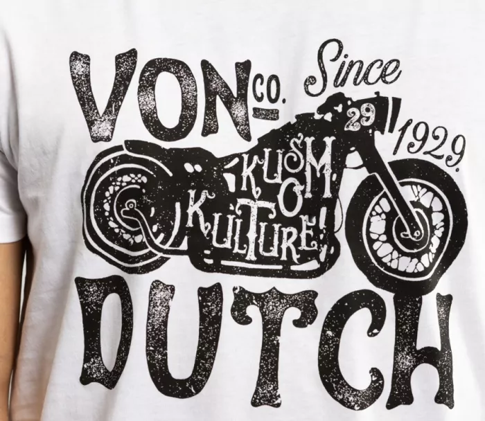 Koszulka Von Dutch Logo 3 white