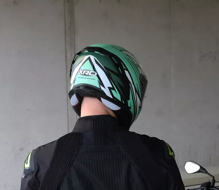 Integralny kask XRC Loomis blk/trqs/dark green/wht