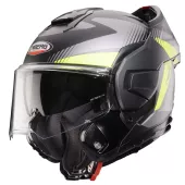 Kask składany Caberg Trip Lunar matt black/grey/yellow fluo