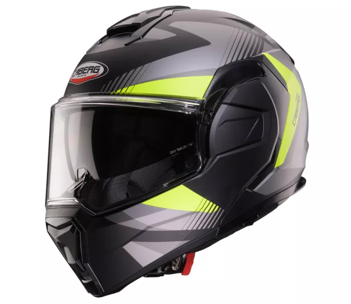 Kask składany Caberg Trip Lunar matt black/grey/yellow fluo