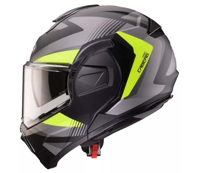 Kask składany Caberg Trip Lunar matt black/grey/yellow fluo