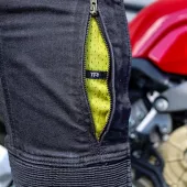 Jeansy motocyklowe męskie Trilobite Parado doublelayer AAA regular fit black level 2