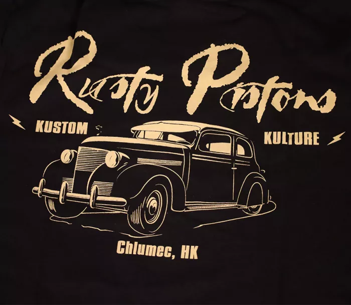 Rusty Pistons RPTSW79 Master 85 black triko vel. S