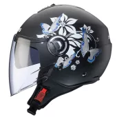 Kask otwarty Caberg Riviera V4X Mia matt black/white/grey