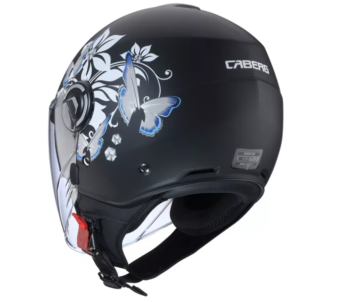 Kask otwarty Caberg Riviera V4X Mia matt black/white/grey