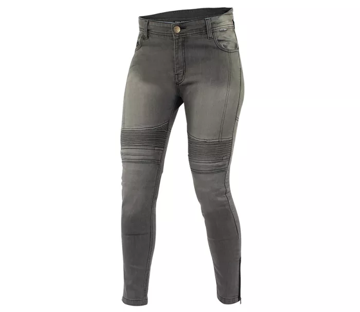 Damskie jeansy motocyklowe Trilobite Micas Urban szare rozmiar 28