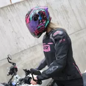 Kask motocyklowy XRC Macudo pink